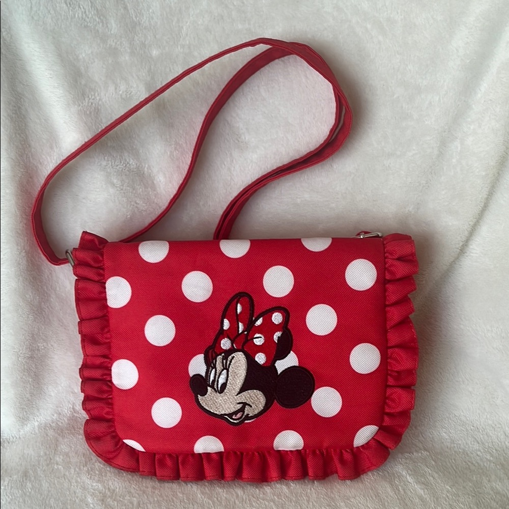 Red Polka Dot Minnie Mouse Shoulder Bag
